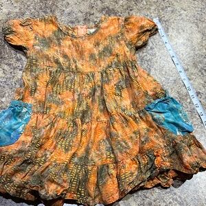 Colorful Kids Dress with Pockets